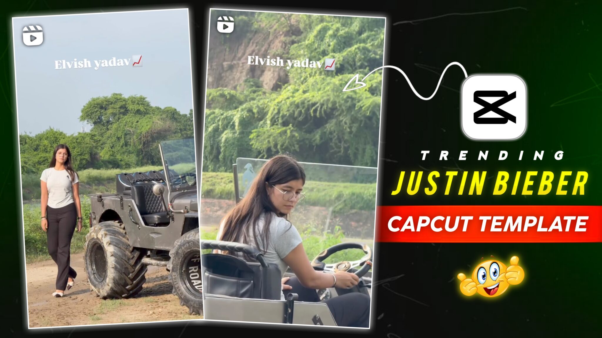 Justin Rajesh Justin Bieber Capcut Template 2026