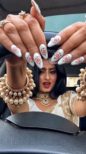 Navratri Dandiya Nails Transformation Viral AI Video Editing Prompt